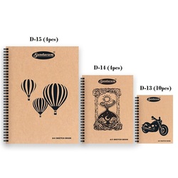 Sundaram A6 Sketch Exercise Book 100pgs D-13